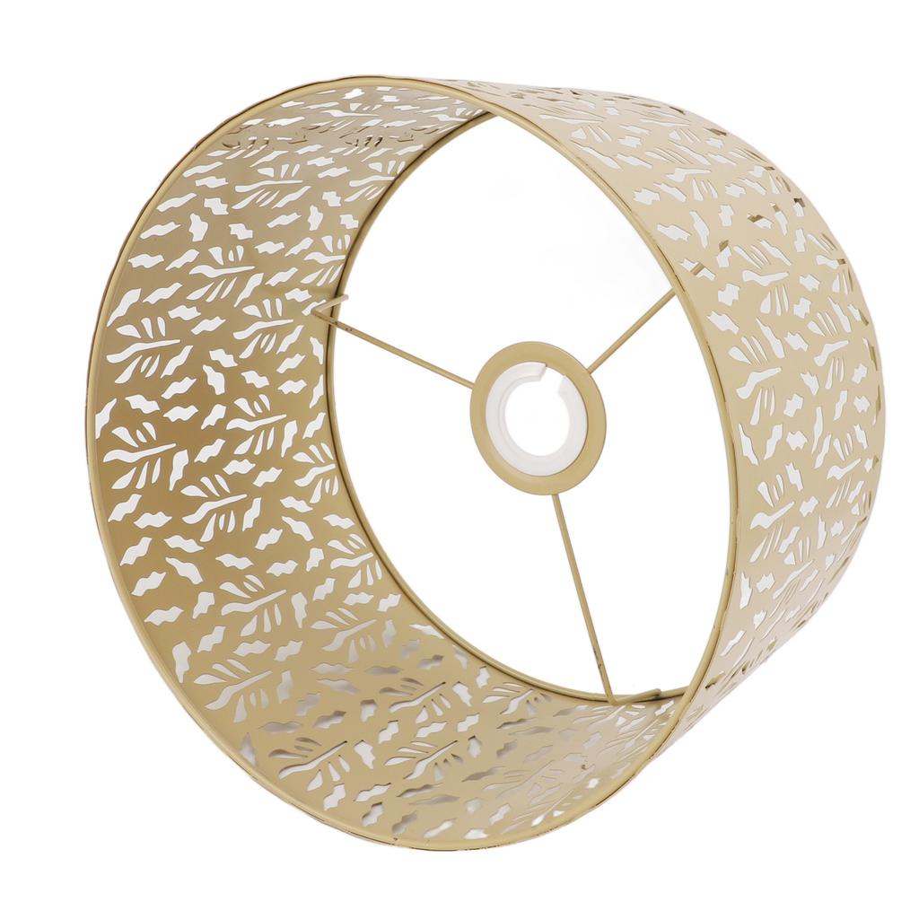 Metal Lamp Shades Hollow Carved Lampshade Modern Style Hollow Lampshade Compatible with E27 E14