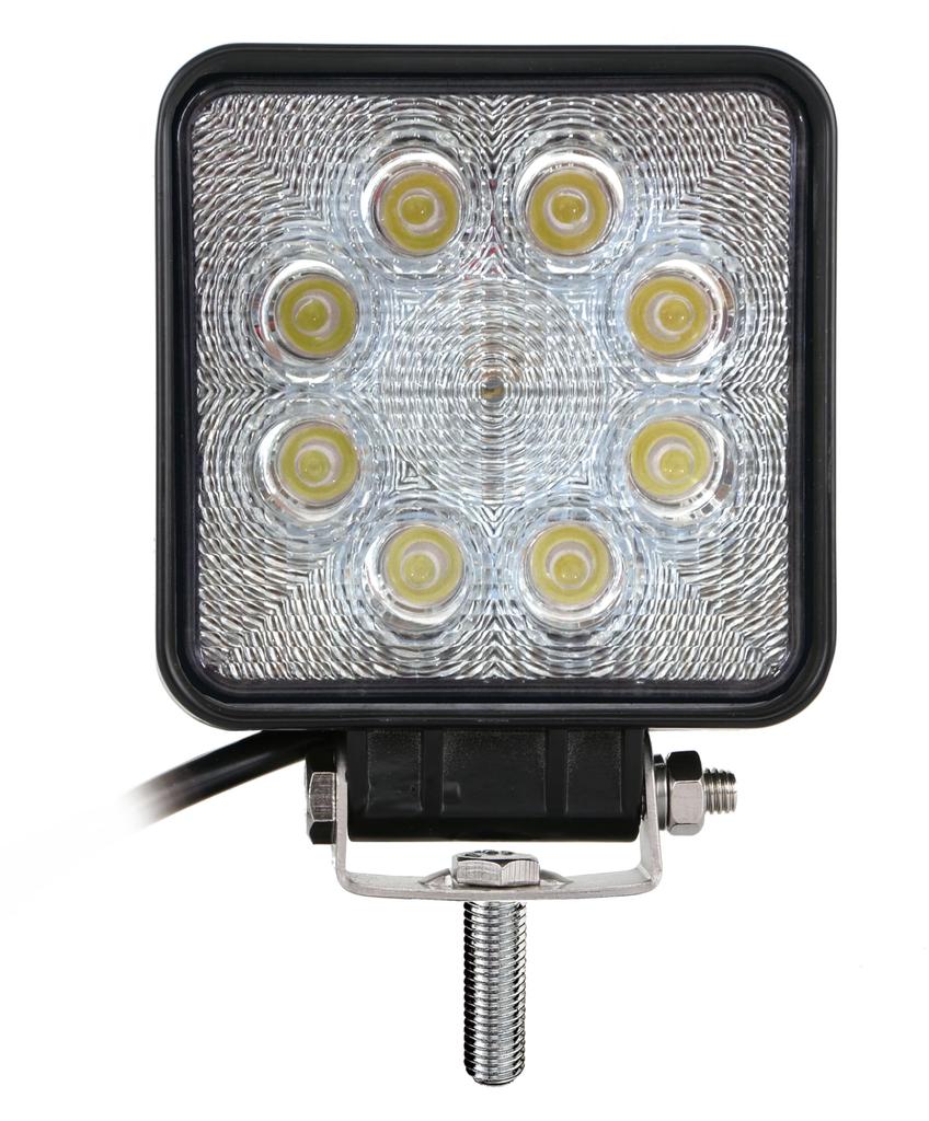 Kashimura LED Work Light, 8-Light, 24W, White, Set of 2, 1560lm, 6000K, Noise Reduction, IP67, DC12/24V, NML-118