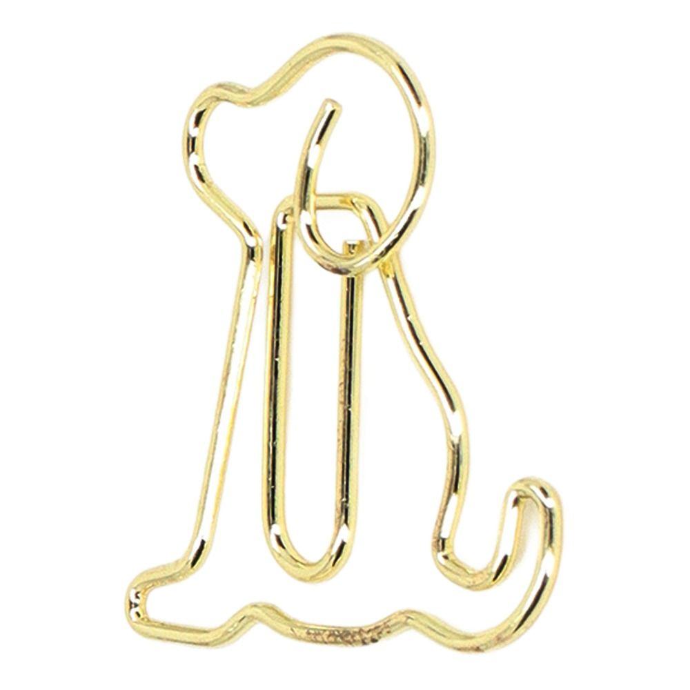 100Pcs Dog Shape Gold Paper Clips Gold Small Paper Clips Cute Paperclips  Note Taking