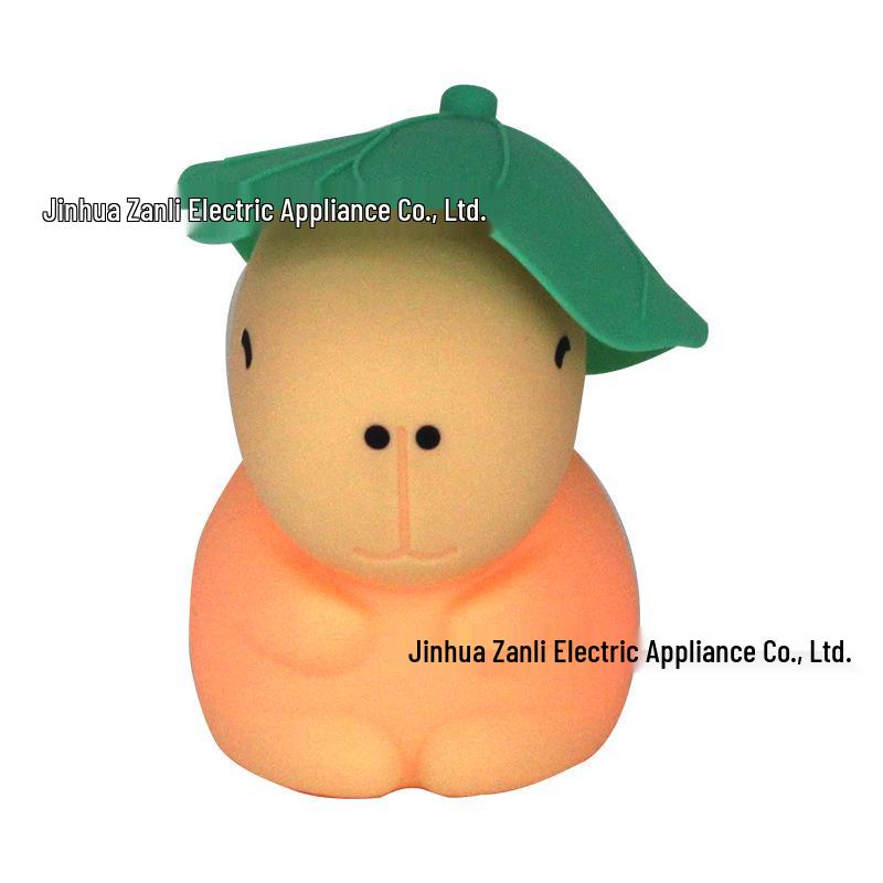 

Capybara Silicone Lotus Leaf Patting Night Light | Cute & Creative Design 1W with Gift Box + USB Cable