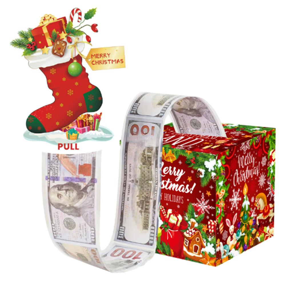 Christmas Surprised Money Box Christmas Party Favors New Year Party Gifts for Kids Christmas Decorations Xmas Decoration