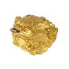 Resin Money Frog Decoration Golden Chinese Feng Shui Wealth Lucky Money Frog Coin Toad Home Desk Office Decoration