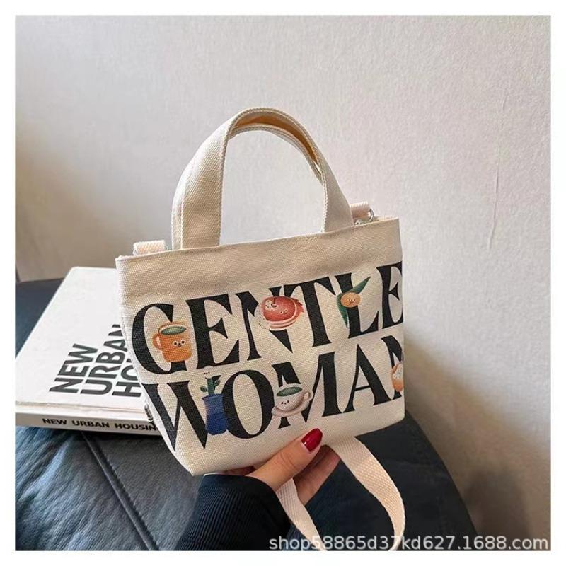 

New Portable Canvas Small Bag Women s Shoulder Student Ultra Light Fashion Crossbody Women s Bag Office Worker Commuter Tote Bag
