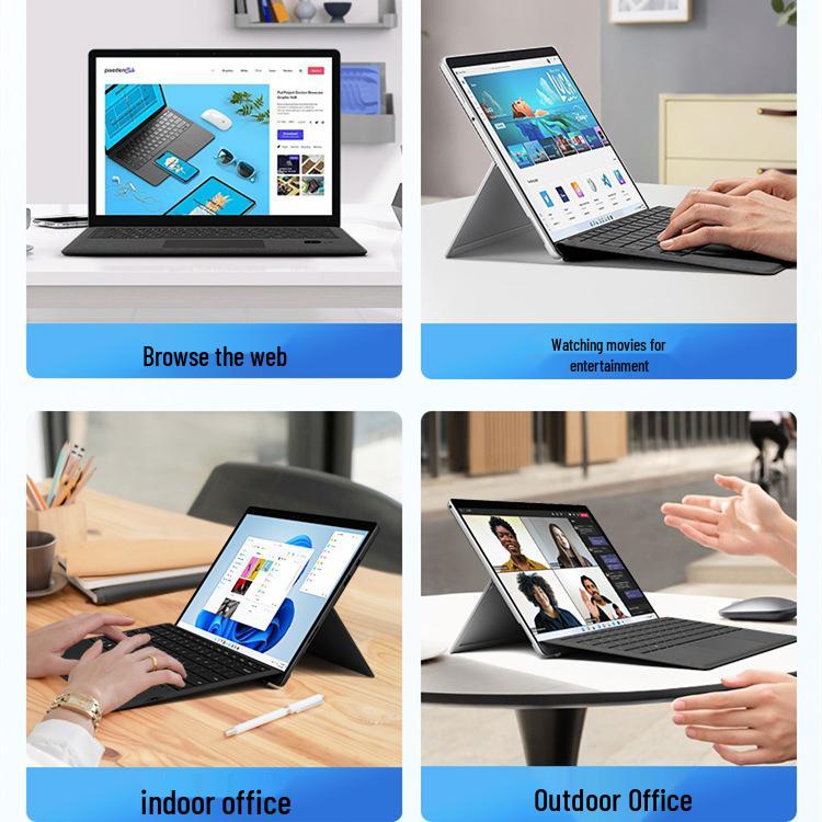 Surface Bluetooth Keyboard for Surface Pro/Go2/Go3 - Case Included