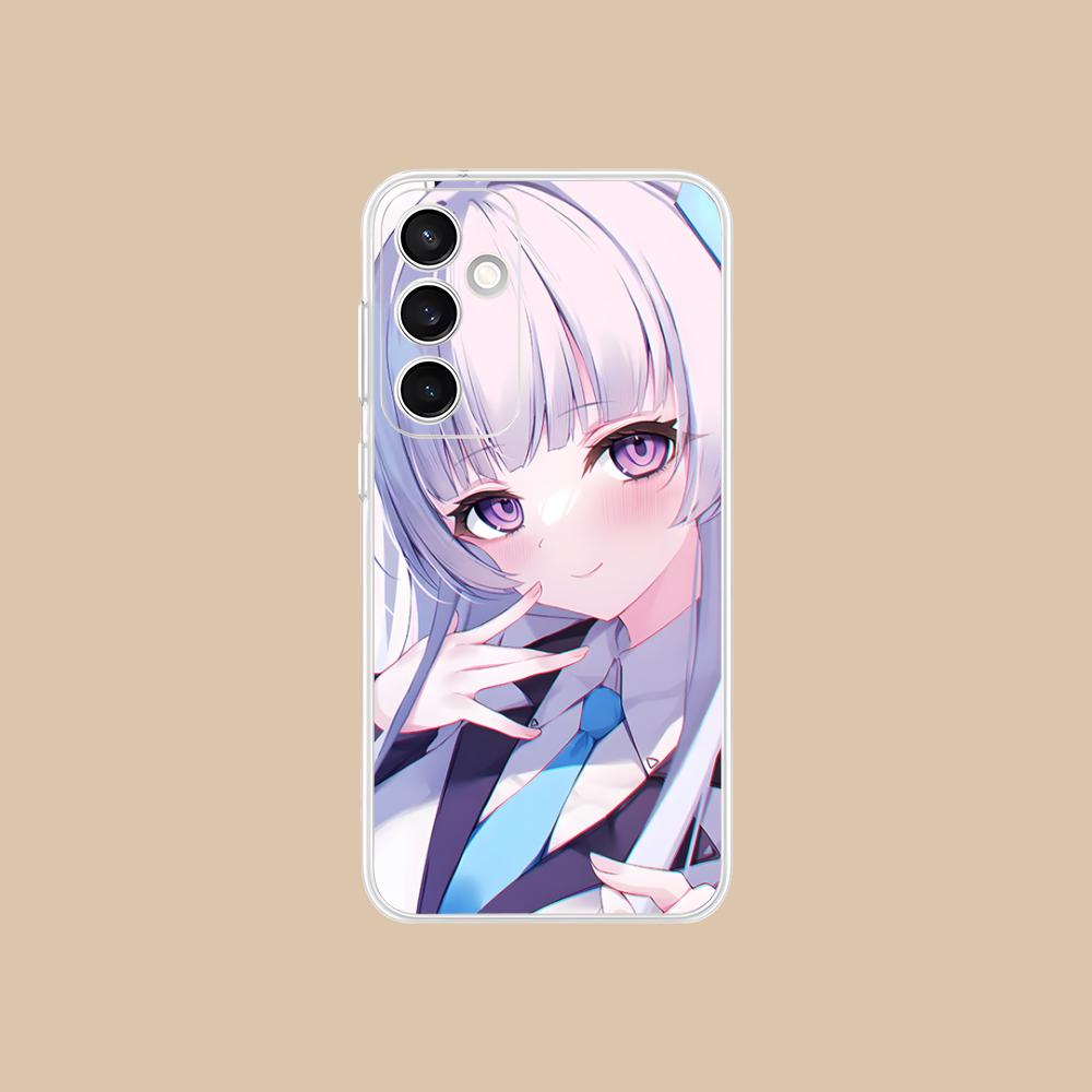 Blue Archive Ushio Noa Phone Case for Samsung Galaxy S25 S24 S23 S22 S21Plus FE Ultra Clear Colorful Cover Luxury Smartphone