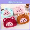 Cute Plush Makeup Bag With Spacious Interior For Travel And Storage