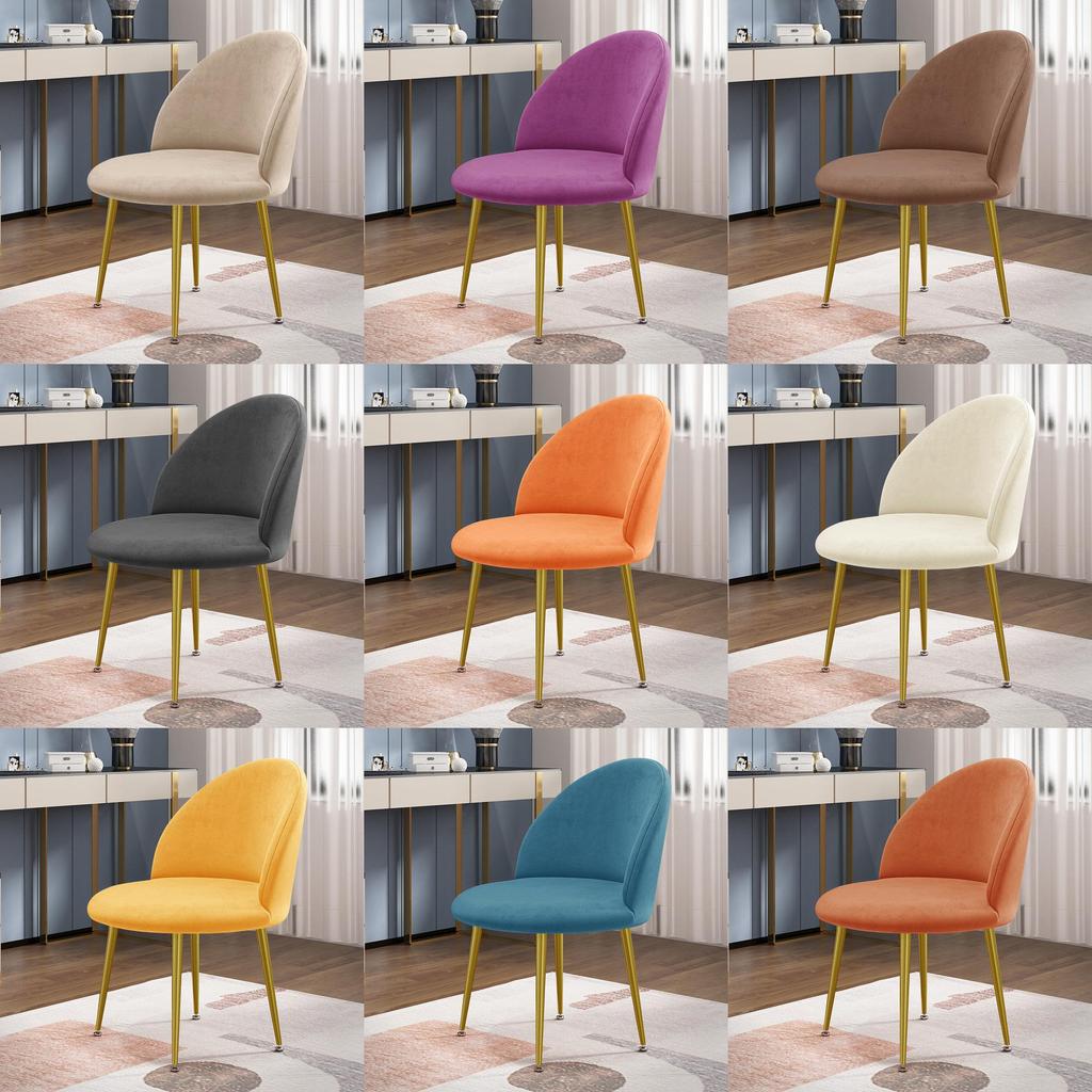 Chair Velvet Duckbill Cover Round Bottom Stool Back Dinning Makeup Elastic Big