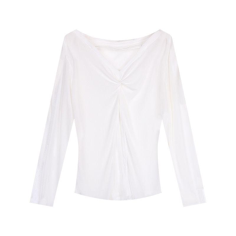 Two-Way Wear Niche Style Long Sleeves Thin Loose Sun Protective Blouse