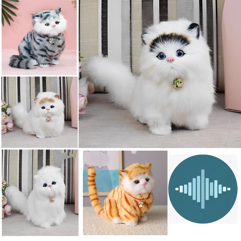 Juguete de Aprendizaje Interactivo Desarrolla Habilidades Cognitivas Con Gatos de Peluche Electrónicos