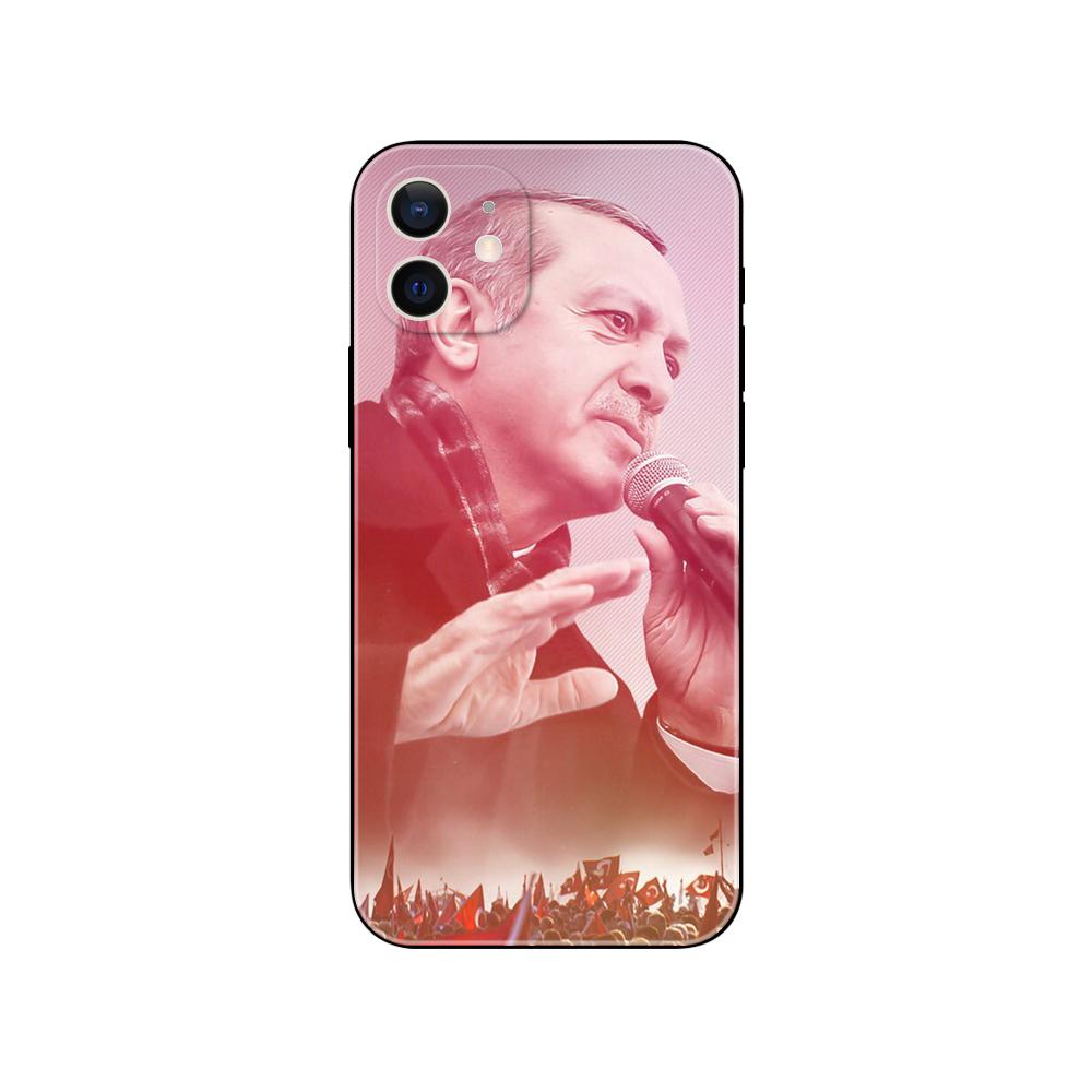 Turcja receptayyip erdogan etui na telefon dla iphone 5 5s 2020se 6 6s 7 8 plus x 10 XR XS 11 12 13 mini pro MAX czarne etui z TPU na tył