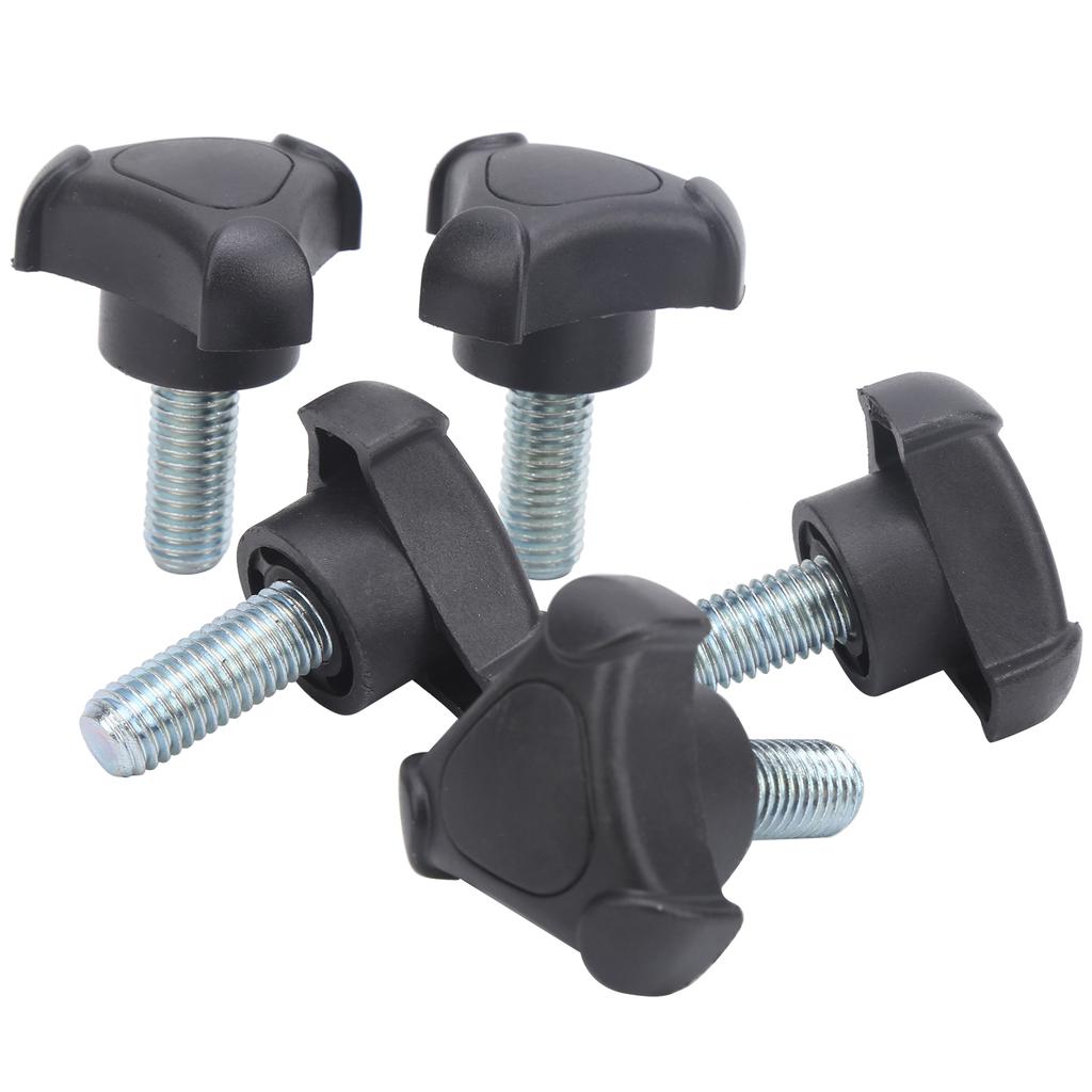 5pcs Plastic Triangular Handle Screw Knob Tightening Screw Set Accessory M10 25mm