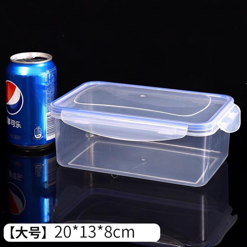 Kitchen Refrigerator, Rectangular, Thick Fresh-keeping Box, Microwave Heat-resistant, Lunch Box, Vegetable and Fruit Storage Box, Frozen Sealed Box