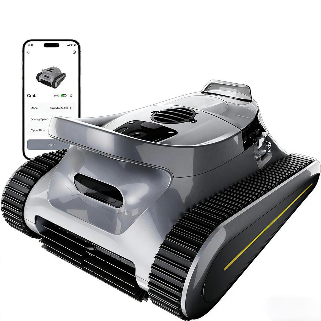 Robot do czyszczenia basenu SAT30 Bezprzewodowy Automatyczny Szary SAT30