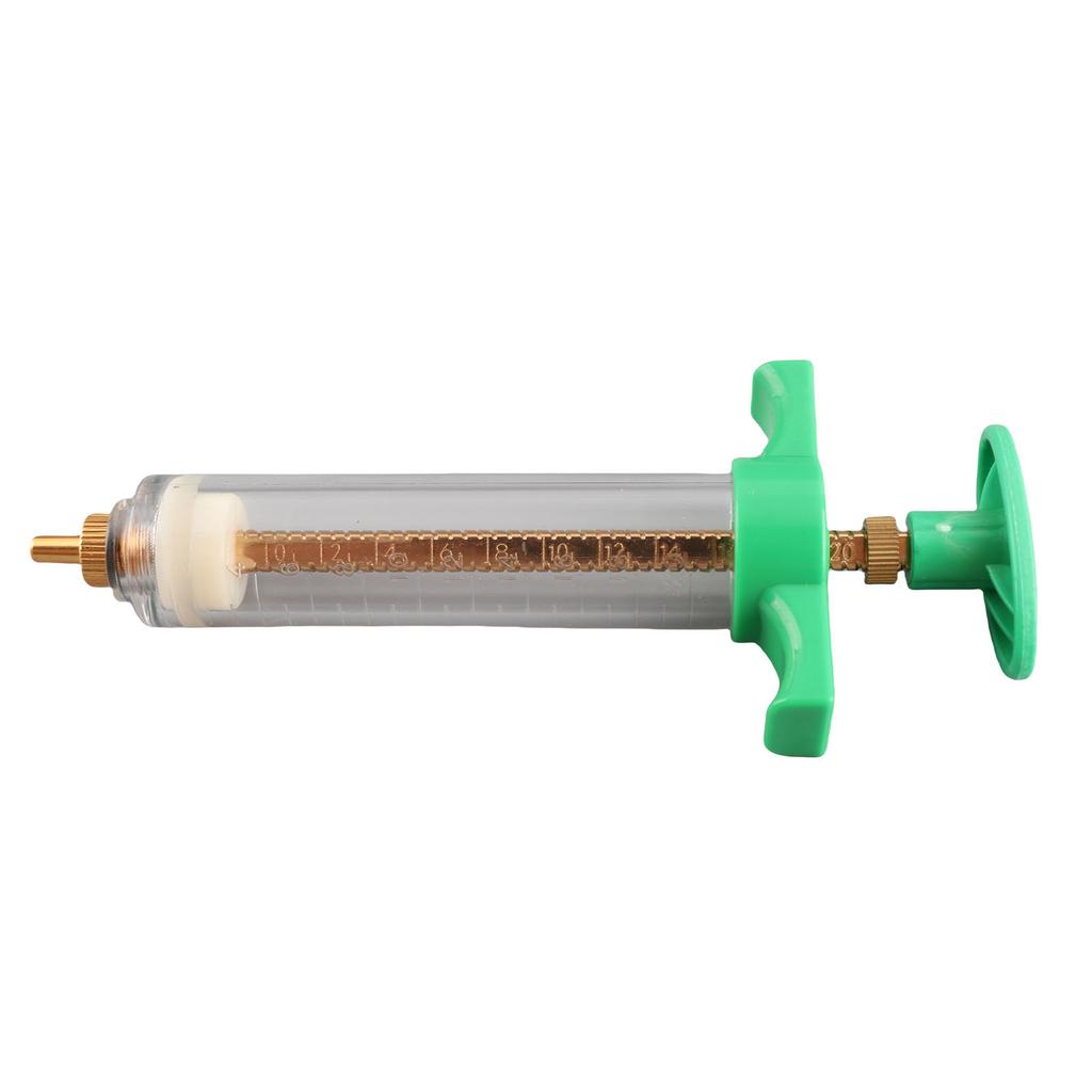 Veterinary Injection Syringe Livestock Farm Manual Injector for Pig Cattle Sheep Dog Cat20ml 13.5cm   5.3in