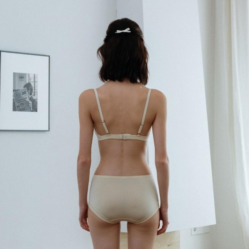 Frenchiel No.1 Natural Dyed Bralette Pomegranate Cream Jwbr003