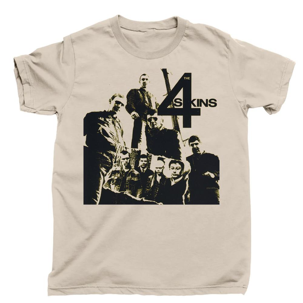 Подарок для фаната Коллекция футболок 4‐Skins Band Все размеры от S до 5XL Унисекс XXL