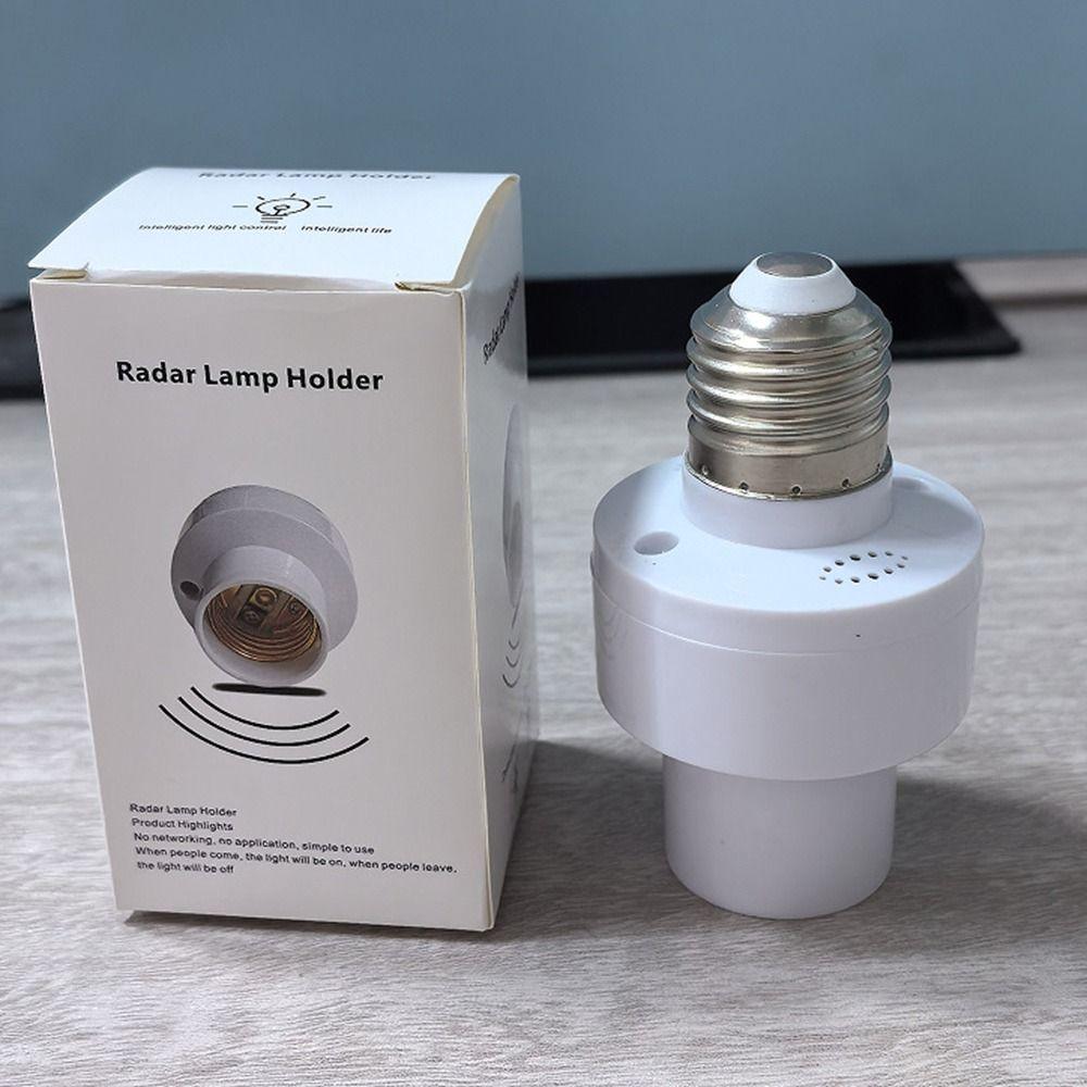 Automatic On Off Sensor Lamp Holder Screw in Lamp Socket Adapter  Lighting Accessories