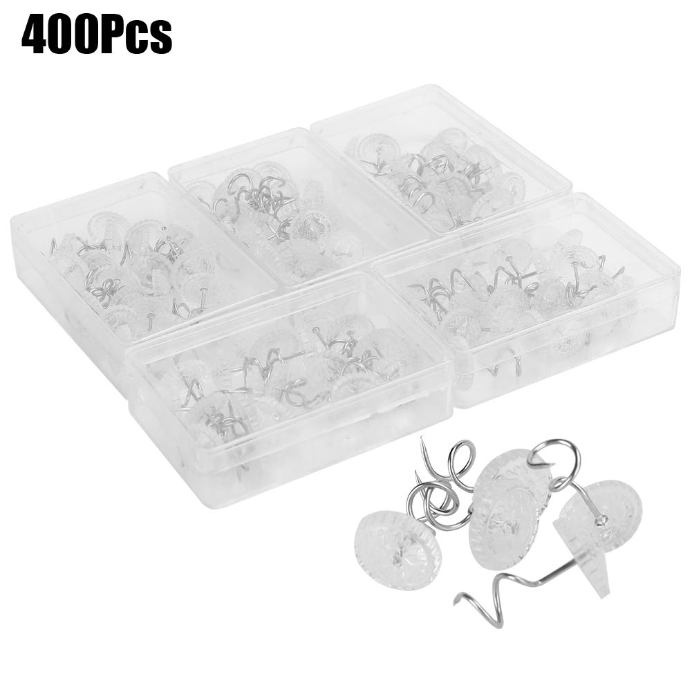 

400 шт. Поворотные булавки для обивки, юбки для кровати, дивана, потолка, ремонт, драпировка