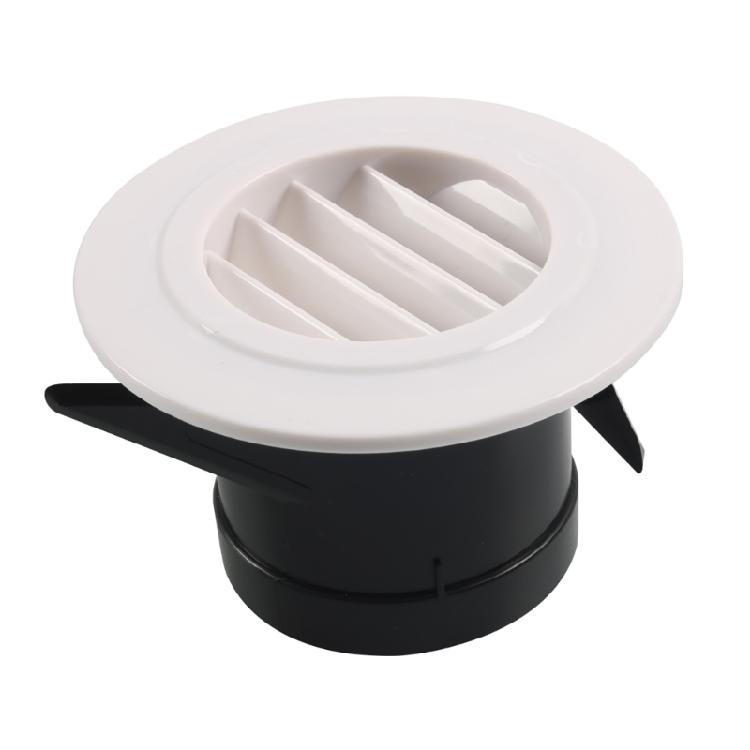Round Adjustable Air Vent ABS Ventilation Grille Air Vent Cover for Bathroom