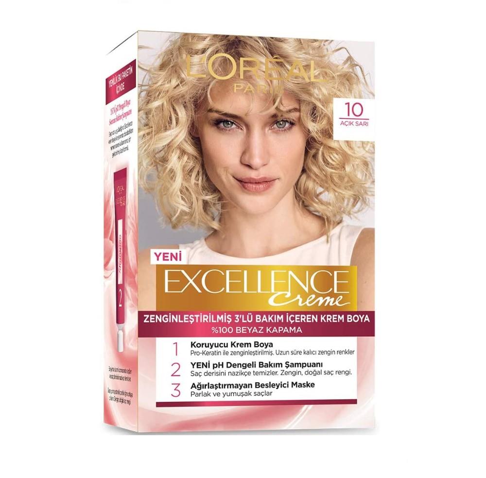 

Краска для волос L Oreal Paris Excellence Creme 10 Светло-русый