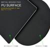 Alumania Hard Surface Made of Aluminum Supports Accurate Mouse Operation Circular Reversible Metal Mouse Pad [BLACK]