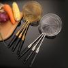 Silver Filter Spoon Hot Pot Colander Stainless Steel Fine Mesh Oil Strainer Ladle Skimmer Kitchen Accessories