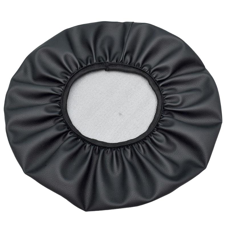 

1 шт. Эластичный чехол на стул для домашнего декора, мягкий кожаный, съемный защитный чехол, грязеотталкивающая подушка на сиденье, ПВХ 40cm чёрный