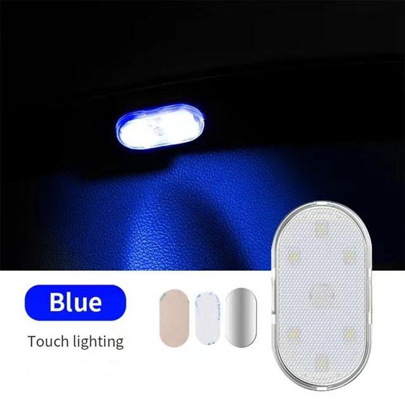 Rechargeable Magnetic Touch Light Hand Car Roof Magnets Ceiling Lamp Indoor Car Night Reading Lights Colorful Car Interior Lamp