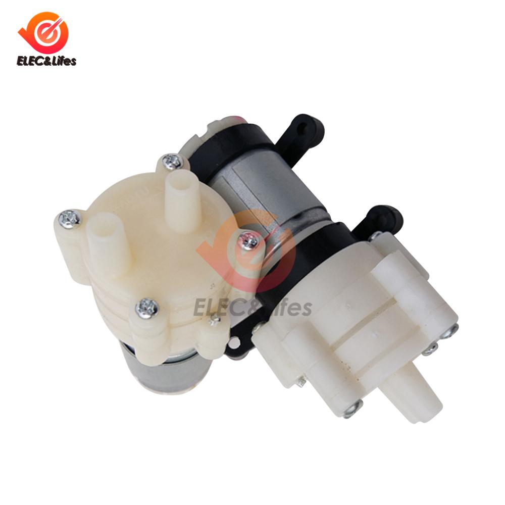 R385 Water Pump 12V Diaphragm Pump Pump 6V Small Miniature Water Pump Household Fish Tank Accessories Tea Set Water Pump