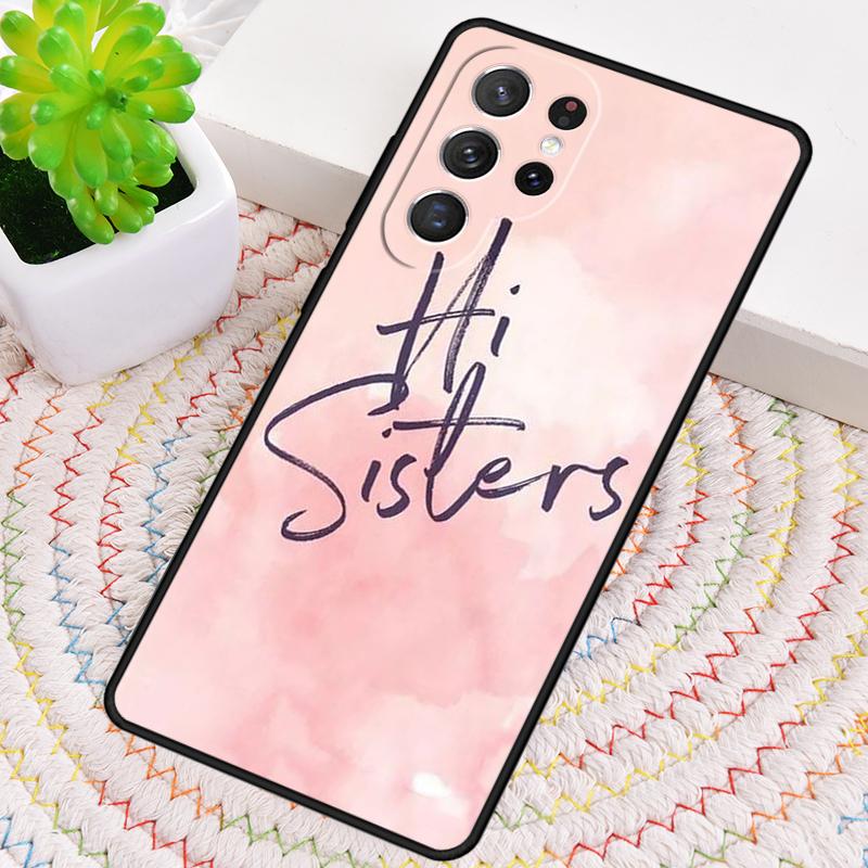

Hi-Sisters Silicone Phone Case For Samsung Galaxy note 10 pro S26 S25 S24 S23 S22 S21 Plus S25Ultra Capa Cover Galaxy S21 5G