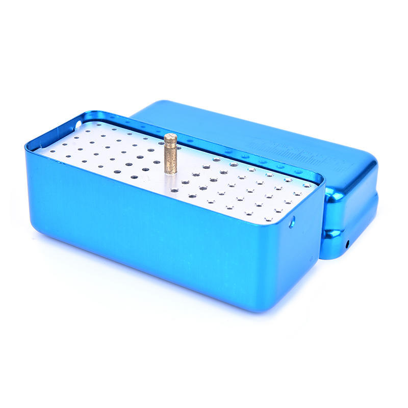 1Pc 72 Hole Autoclave Sterilizer Case Dental Aluminium Endo Files Holder Box