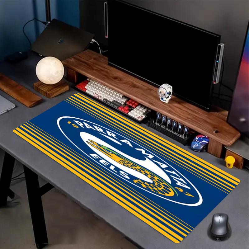 Parramatta Eels Print Mouse Pad, Anti‑Slip Desktop keyboard Mat, for PC Laptop Gaming Working Daily Use, Cool Festival Birthday Gift