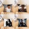 H-Hugh J-Jackman Pillow Case Fashion Square Pillowcase Bedroom Sofa Room Ins Decoration Leisure Cushion Cover 40x40