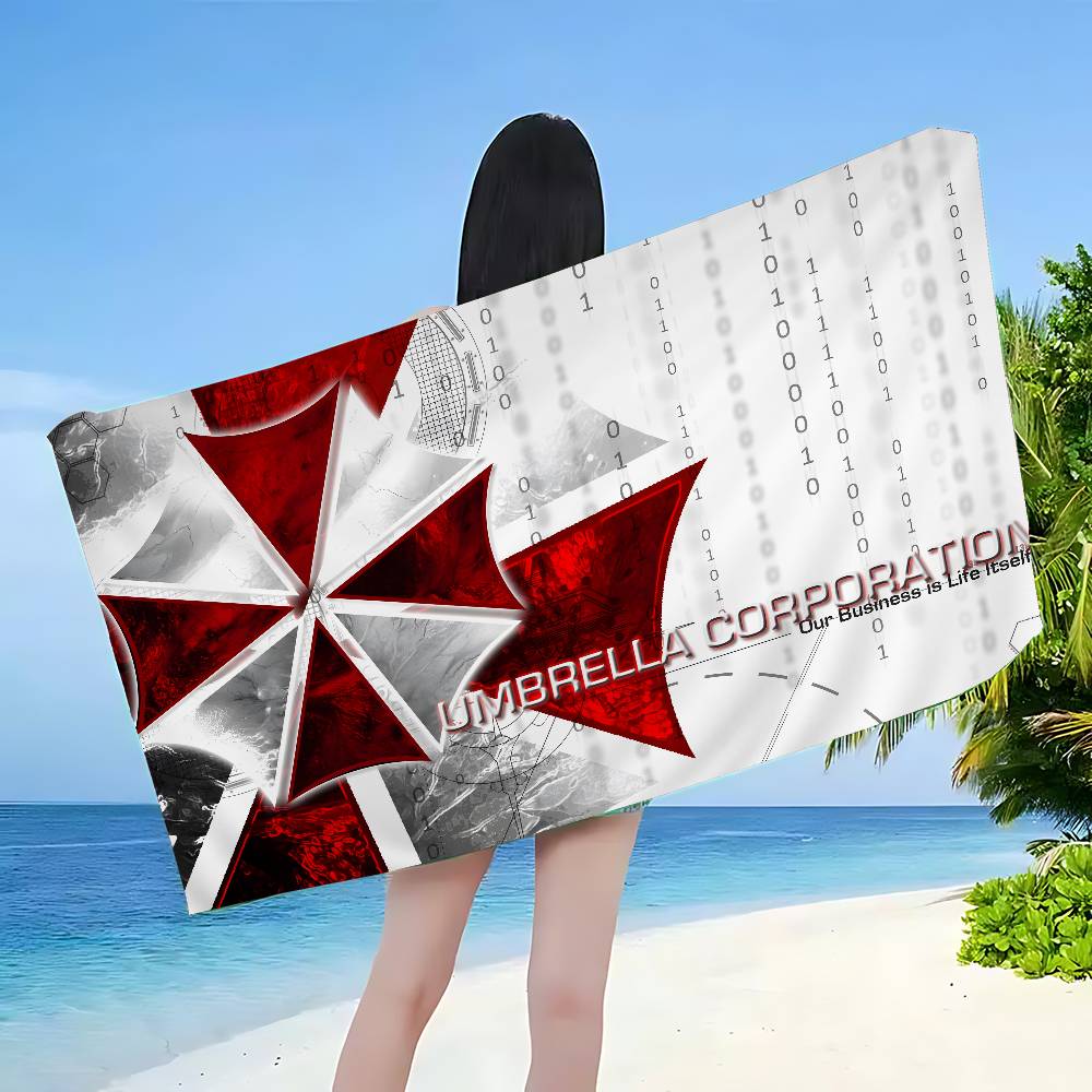 Horror Movie U-Umbrella C-Corporation Beach Swimming Towel Soft Absorbent Washcloth Children's Gifts for Kids Travel Camping