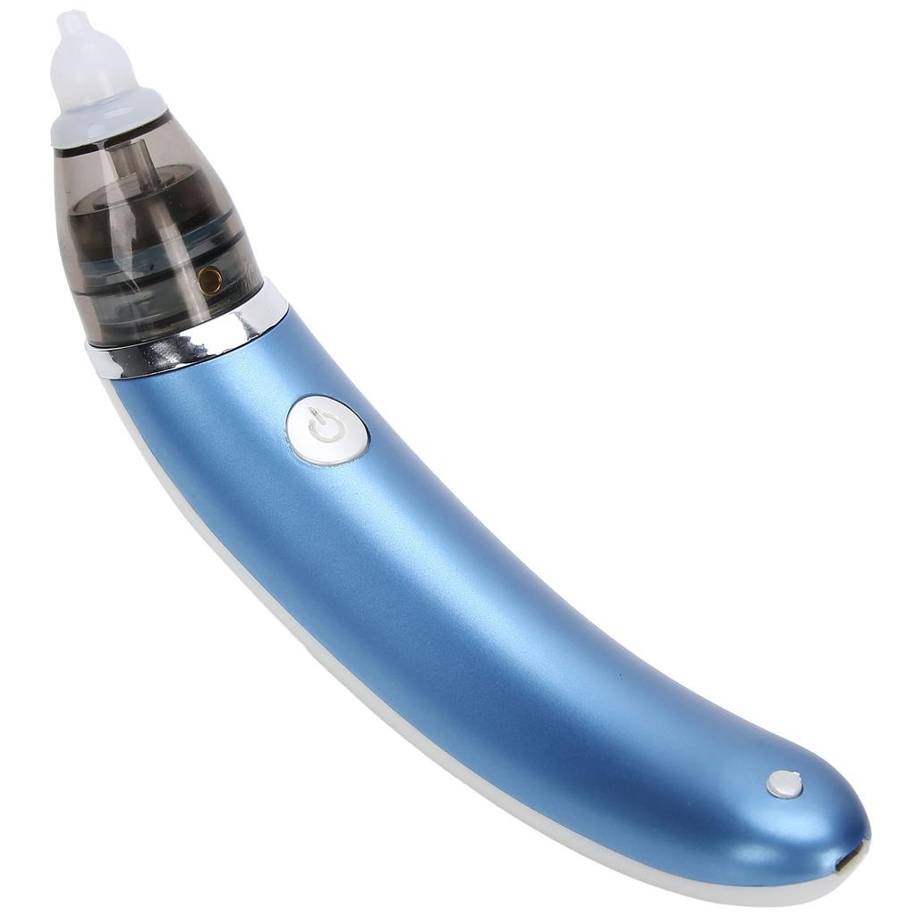 Electric Baby Nasal Aspirator Nose Cleaner Infant Nasal Mucus Snot Suction DeviceBlue