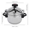 60Kpa Cookware 6L/7L Pressure Canner Induction Compatible Cookware with Spring Valve Safeguard Devices for Stoves Induction