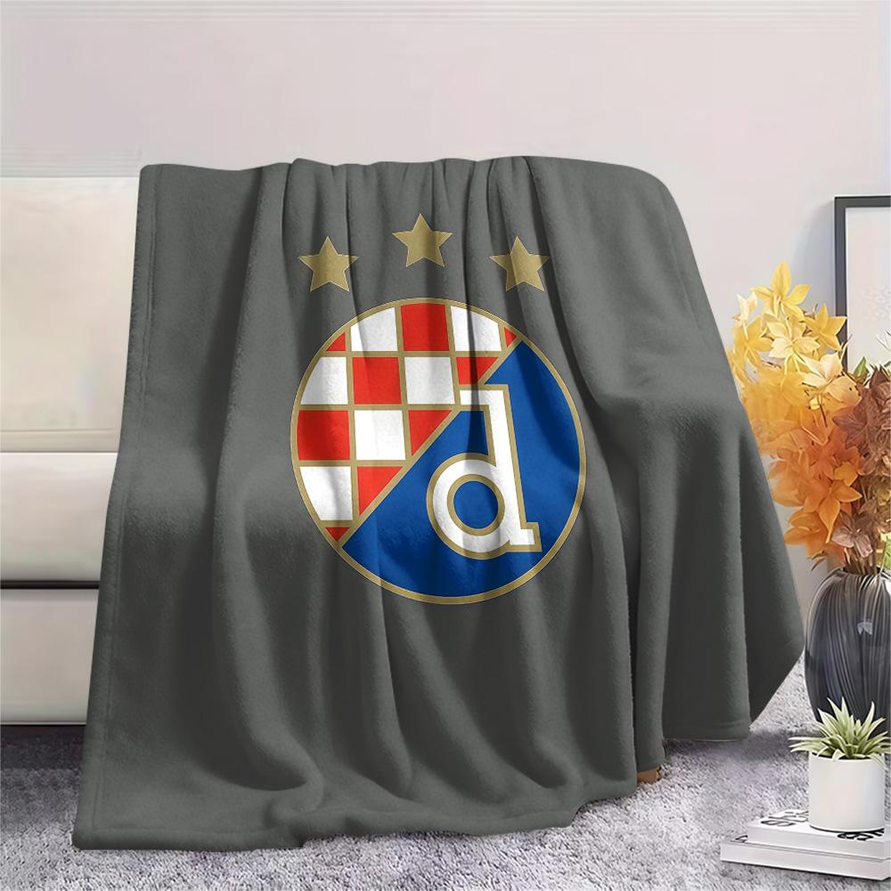 GNK Dinamo Zagreb Flannel Blanket, High quality Comfortable for All Seasons, Home Decor, Warmth and Comfort