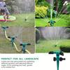 4pc Automatic 360 ° Rotating Garden Lawn Sprinkler Three-Fork Sprinkler Head  Garden SprinklerRotating Lawn Sprinkler For Yard