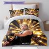 Johnny Hallyday Pattern Bedding,Quilt Set Quilt Cover Pillowcase Home Birthday Gift (1 * duvet cover + 2 * pillowcase, without core)