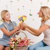 DIY Sunflower Bouquet Kit, Paper Flowers for Mother's Day Teacher Gift, with Cards & Ribbon, No Vase Included