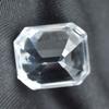 Natural White Sapphire Loose Gemstone Emerald Cut 17.6ct Ring September Birthday Birthstone