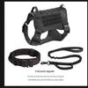 Adjustable Tactical Dog Vest & Leash Set - Anti-Shock for Large Dogs