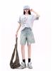 Retro Kausal High-Waist Y2k Denim Shorts Frauen 2000er Jahre American Hot Girl Gerade Sommer lose Hosen koreanische Mode Chic neu