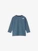 The North Face Field Border Mountain Size Long Sleeve Cut and Sewn Tee, Blue, 120, T-Shirt, L/S