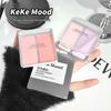 Kekemood Dual-Color Blush: Korean-Style, Light, Natural, Youthful Contour for Spring/Summer.