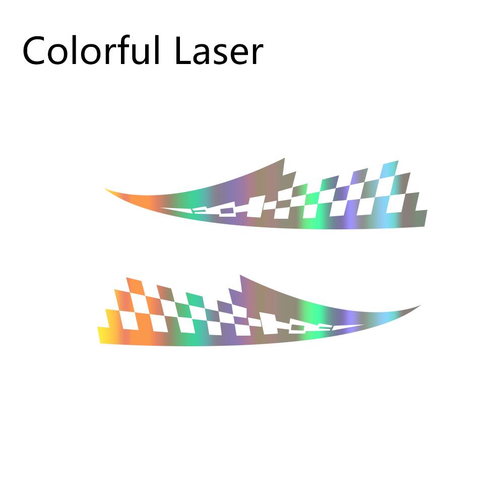 2Pcs Car Hood Over Stickers Vinyl Film Auto Racing Sports Styling DIY Decals Automobiles Car Accessories Auto Tuning Decoration