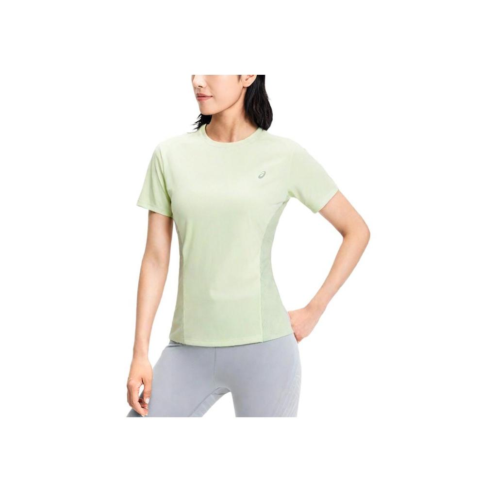 New ASICS T Shirts Women's Green 2012D247-300