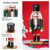 15CM Weihnachtsnussknacker Marionetten-Soldaten-Set Handgefertigter Nussknacker-Soldaten-Dekoration Weihnachten Neujahr Festival Dekoration