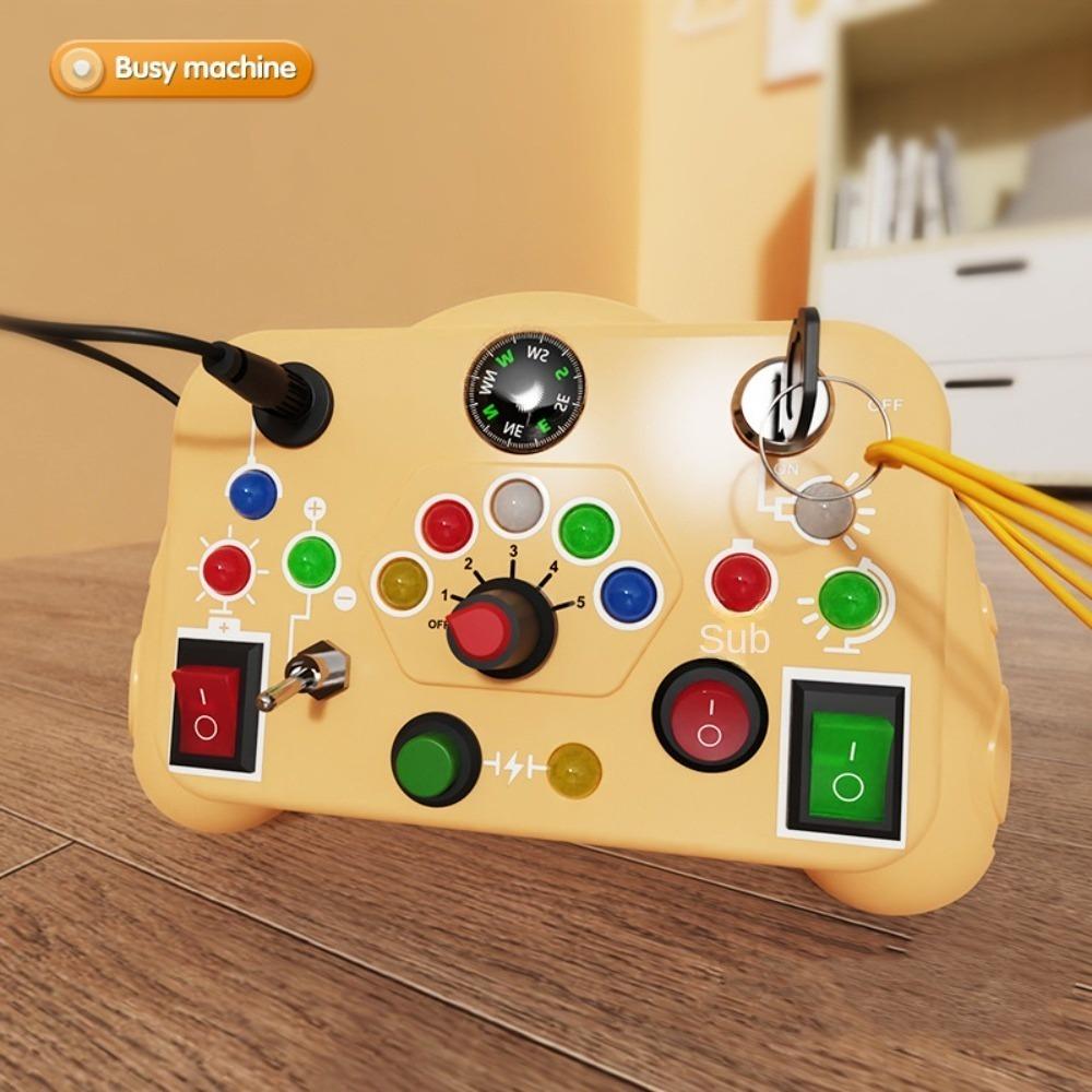 with LED Light Baby Sensory Board Switch Toy  For Kids Preschool Learning