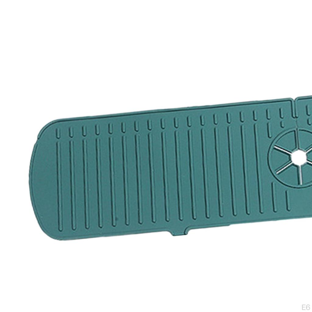 Kitchen Sink Faucet Soap Holder Drying Mat Combo